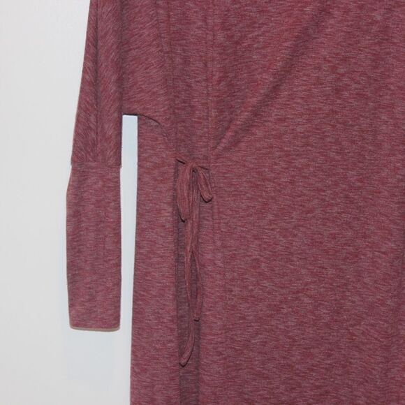 NEW Caslon Cozy knit Long Sleeve Wrap size Tie Midi Dress Women Size Small - Picture 11 of 13